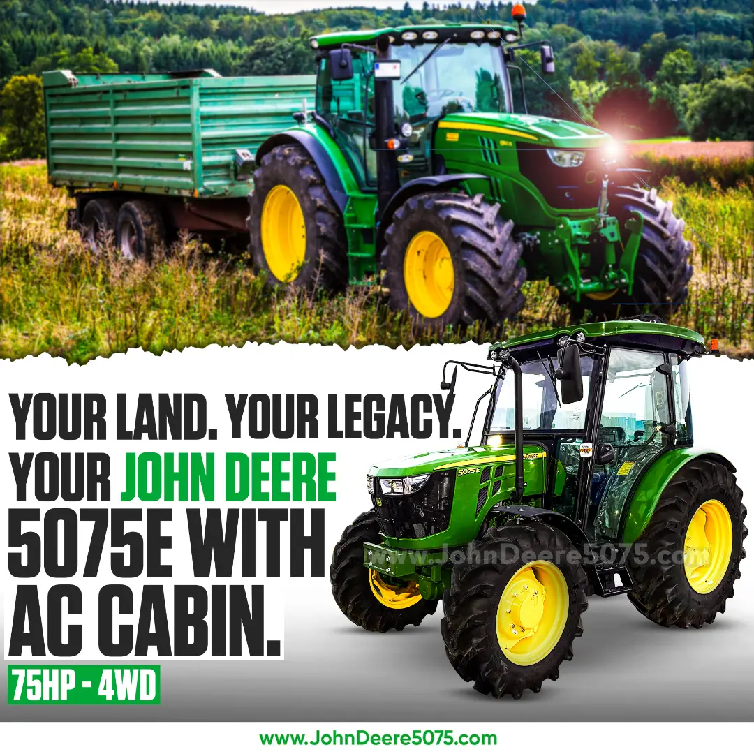 John Deere 5075 75HP Tractor for sale